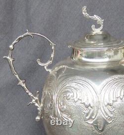 Ancienne cruche d'eau en argent massif de 3,2 litres de Bogota, Colombie, avec pièce de monnaie en argent 900, 18 onces.