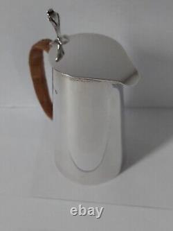 Antique 1914 Hallmarked Solid Sterling Silver Hot Water Jug