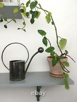 Antique Early MID Century Plant Flower Orchid Silver Watering Can Bec, Danemark