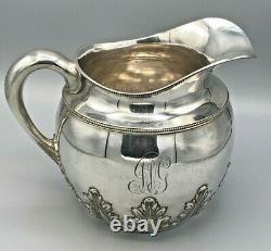 Antique Shreve, Crump & Loth Goodnow & Jenks Sterling Silver Water Pitcher
