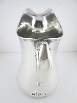 Antique Whiting Sterling Silver Water Pitcher Art Nouveau 1914
