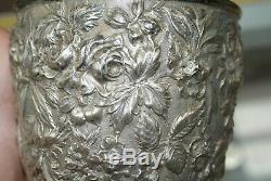 Baltimore Rose Schofield Pitcher Eau Florale En Argent Sterling Repousse