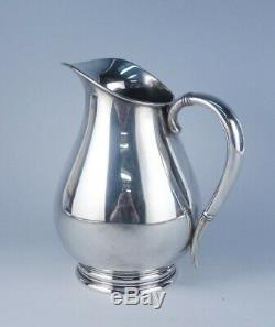 Beaux International Vintage Royal Danish Sterling Silver Water Pitcher Non Mono