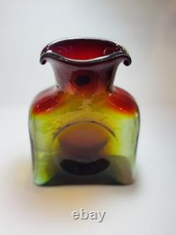 Bouteille d'eau Blenko Semaine Expérimentale 384M Pichet à Double Bec - Seconde Qualité