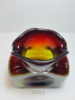 Bouteille d'eau Blenko Semaine Expérimentale 384M Pichet à Double Bec - Seconde Qualité