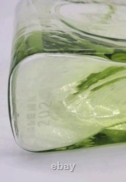 Bouteille d'eau Blenko édition limitée Wormwood 384, pichet à double bec.