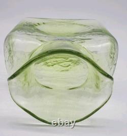 Bouteille d'eau Blenko édition limitée Wormwood 384, pichet à double bec.