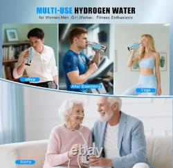 Bouteille d'eau H2 riche en hydrogène infusé à l'hydro utilisant des matériaux de la plus haute qualité