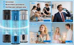 Bouteille d'eau H2 riche en hydrogène infusé à l'hydro utilisant des matériaux de la plus haute qualité
