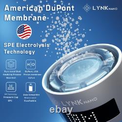 Bouteille d'eau Hydrogène H2 LynkNano 9000ppb PORTABLE & NUMÉRIQUE Gobelet à boire + Inhalateur