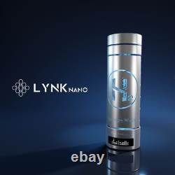Bouteille d'eau Hydrogène H2 LynkNano 9000ppb PORTABLE & NUMÉRIQUE Gobelet à boire + Inhalateur