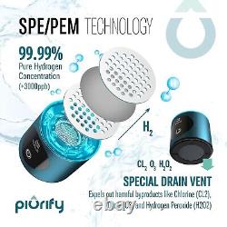 Bouteille d'eau PIURIFY Turquoise 3000ppb Riche en Hydrogène Pur avec Membrane Dupont