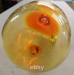 CARAFE EN VERRE BLENKO VINTAGE 15, RARE JUG COLOR DE JOEL MYERS, 1,75 GALLON