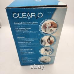 Carafe Clear2O 72 oz avec filtre, neuve dans la boîte, Clear 2O neuve