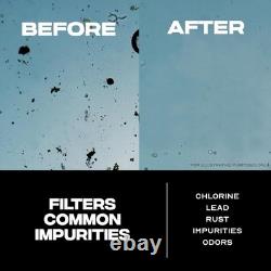 Carafe Filtrante en Verre Puro 1,3L Certifiée NSF avec 2 Filtres Durables