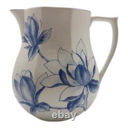Carafe Nature Tiffany & Co 70 oz. Fabriquée en Angleterre Pichet à eau Magnolias