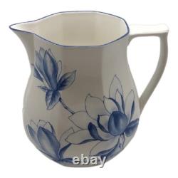 Carafe Nature Tiffany & Co 70 oz. Fabriquée en Angleterre Pichet à eau Magnolias