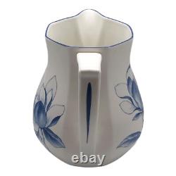 Carafe Nature Tiffany & Co 70 oz. Fabriquée en Angleterre Pichet à eau Magnolias