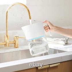 Carafe PureVis 1,9L / 8 tasses avec filtre à eau UV auto-nettoyant pour robinet