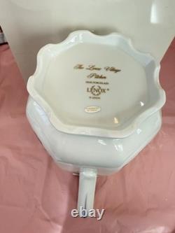 Carafe à eau Lenox Village en porcelaine fine avec boîte d'origine
