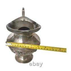 Carafe à eau en argent plaqué sur cuivre avec des raisins vintage 8 Canada