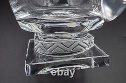 Carafe à eau en cristal Lalique France Argos avec autocollant 7 1/8 - Livraison gratuite aux États-Unis