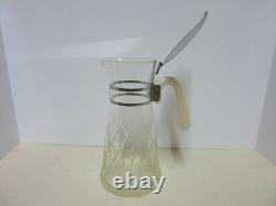 Carafe à eau en verre taillé Dn21 Showa rétro d'occasion
