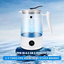 Carafe à eau hydrogénée, générateur d'eau riche en hydrogène, pichet d'électrolyse BPA Fr