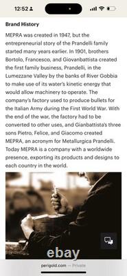 Carafe d'eau Mepra Italie en acier inoxydable de haute qualité 18/10