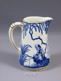 Carafe d'eau Royal Crown Derby Blue Mikado RARE 5 pouces Angleterre