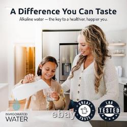 Carafe d'eau alcaline en acier inoxydable PH Vitality 1,9L réduction de chlore