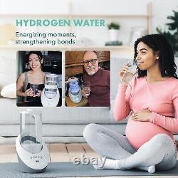 Carafe d'eau hydrogène 50 Oz sans BPA Générateur d'eau riche en hydrogène Électrique