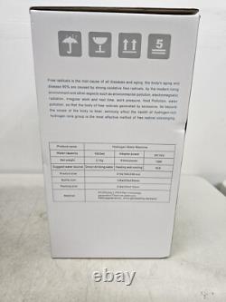 Carafe d'eau hydrogène Générateur d'eau riche en hydrogène Pichet d'électrolyse Sans BPA