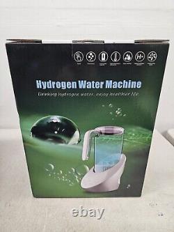 Carafe d'eau hydrogène Générateur d'eau riche en hydrogène Pichet d'électrolyse Sans BPA