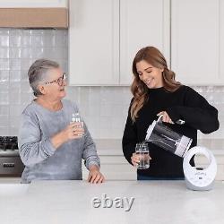 Carafe d'eau hydrogène de 50 oz sans BPA avec électrolyse avancée SPE/PEM