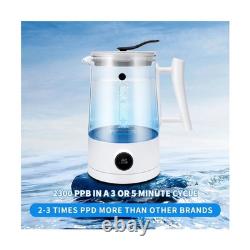 Carafe d'eau hydrogène, générateur d'eau riche en hydrogène, pichet d'électrolyse BPA Fr
