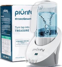 Carafe d'eau hydrogénée premium 50 oz, pichet sans BPA pour une santé éclatante