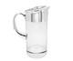 Carafe En Verre Deluxe 1l 1.5l Jus Eau Argent Fin