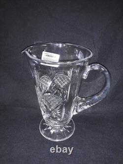 Carafe en cristal d'Édimbourg de 9'' avec 3 verres assortis - Marquée Écosse