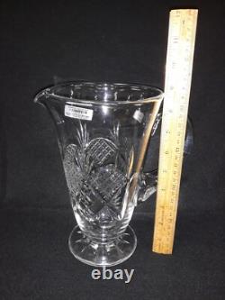 Carafe en cristal d'Édimbourg de 9'' avec 3 verres assortis - Marquée Écosse