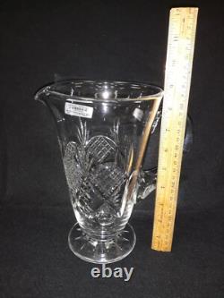 Carafe en cristal d'Édimbourg de 9'' avec 3 verres assortis - Marquée Écosse