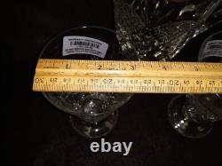 Carafe en cristal d'Édimbourg de 9'' avec 3 verres assortis - Marquée Écosse