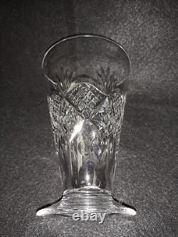 Carafe en cristal d'Édimbourg de 9'' avec 3 verres assortis - Marquée Écosse