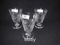 Carafe en cristal d'Édimbourg de 9'' avec 3 verres assortis - Marquée Écosse