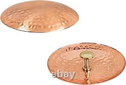 Carafe en cuivre pur de 70 oz faite à la main vintage, parfaite pour la santé et les cadeaux