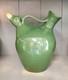 Carafe En Poterie De Jack T. Maness, Tête De Canard Verte, Pichet Figuratif D'eau, Art Folklorique De Caroline Du Nord