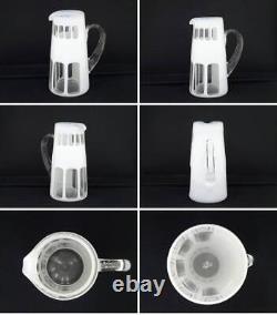 Carafe en verre HERMÈS / Pichet d'eau Blanc x Transparent sans boîte