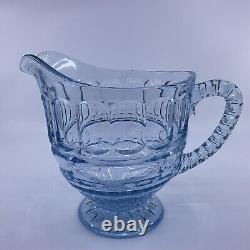 Carafe ou pichet d'eau Fostoria Hermitage de 58 oz en bleu azur / bleu clair