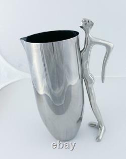 Carrol Boyes Cruche à Eau - Pichet avec Poignée en Forme d'Homme Penché et Boîte d'Origine