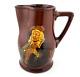 Cruche à Whisky Avec Le Motif Royal Doulton Kingsware De William Hogarth, Comme Neuve